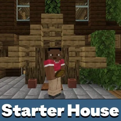 Starter House Map for Minecraft PE