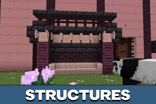 Structures from Photo Zone Map for Minecraft PE