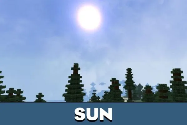 Sun from Fake Shader for Minecraft PE