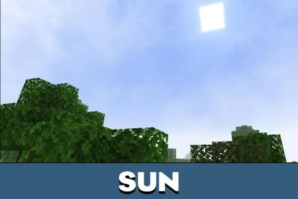 Sun from Nova Shader for Minecraft PE