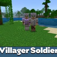 Villager Soldier Mod for Minecraft PE