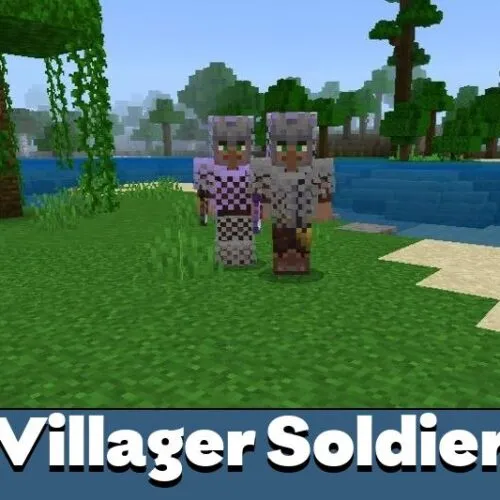 Villager Soldier Mod for Minecraft PE