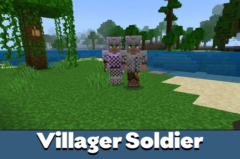 Download Villager Soldier Mod For Minecraft Pe Villager Soldier Mod