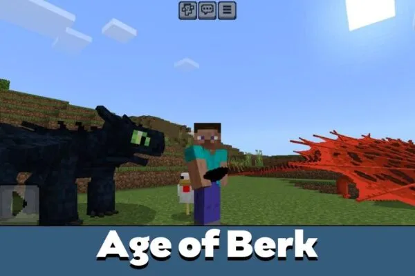 Age of Berk from Mythical Dragons Mod for Minecraft PE