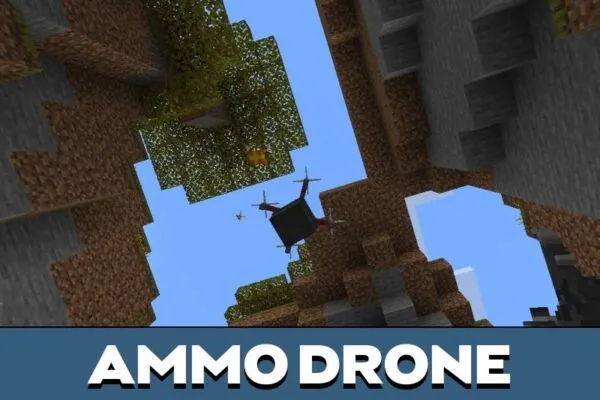 Ammo Drone from Araths Guns Mod for Minecraft PE