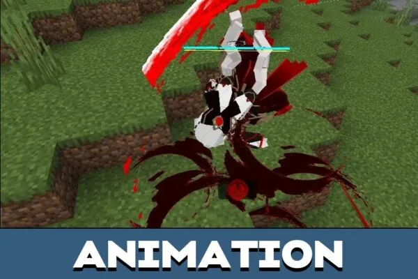 Animation from Honkai Impact Mod for Minecraft PE