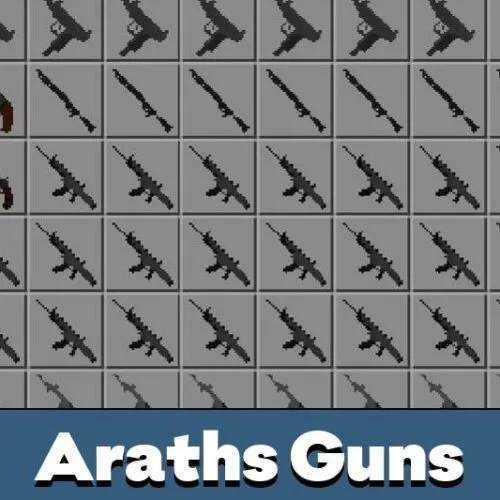 Araths Guns Mod for Minecraft PE