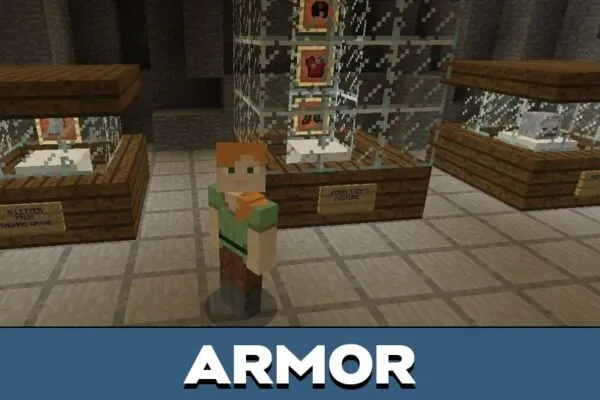 Armor from Batman House Map for Minecraft PE