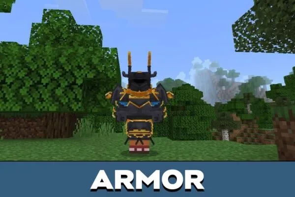 Armor from Epic Paladins Mod for Minecraft PE