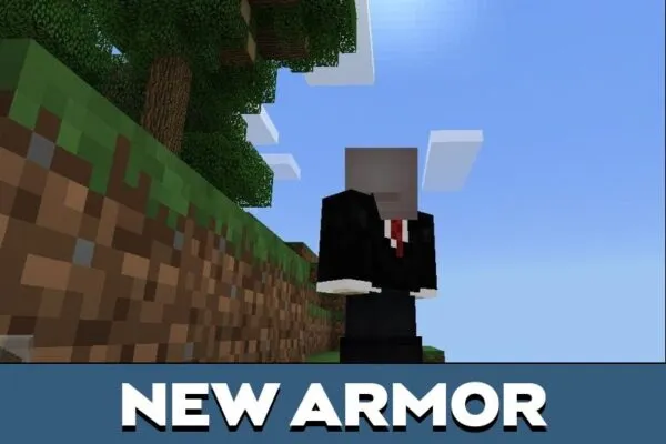 Armor from Slenderman Mod for Minecraft PE