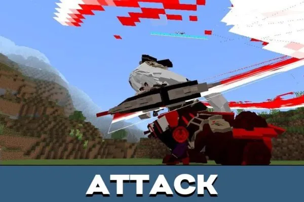 Attack from Honkai Impact Mod for Minecraft PE