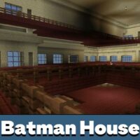 Batman House Map for Minecraft PE