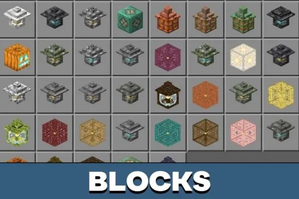 Blocks from Lamps Mod for Minecraft PE