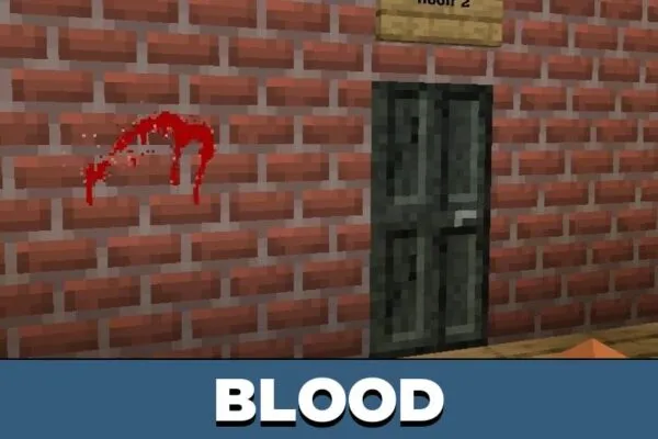 Blood from Escape from Pocong Map from Minecraft PE