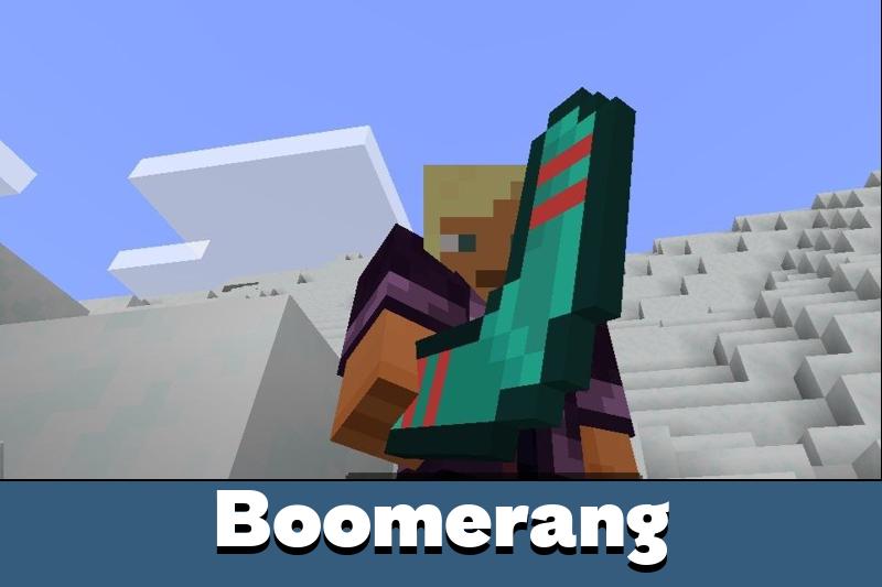 Download boomerang mod for minecraft pe mcpedl