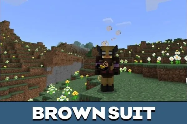 Brown Suit from Wolverine Mod for Minecraft PE