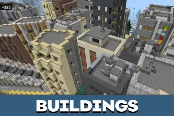 Buildings from Urashima Map for Minecraft PE