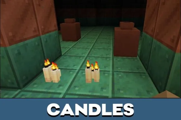 Candles from Trial Chamber Map for Minecraft PE