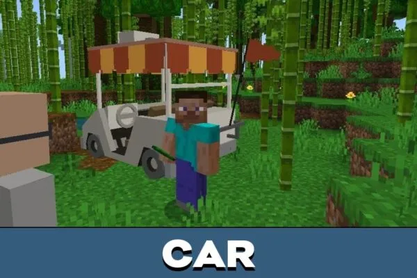 Car from Gravity Falls Mod for Minecraft PE