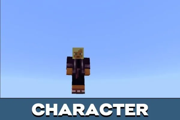 Character from No Block Map for Minecraft PE