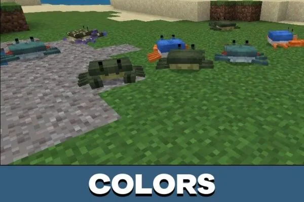 Colors from Crab Mod for Minecraft PE