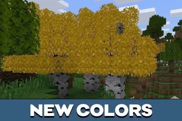 Colors from Tree Texture for Minecraft PE