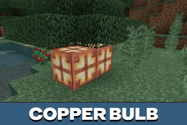 Copper Bulb from Trial Spawner Mod for Minecraft PE