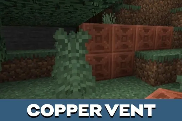 Copper Vent from Trial Spawner Mod for Minecraft PE