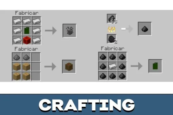 Crafting from Araths Guns Mod for Minecraft PE