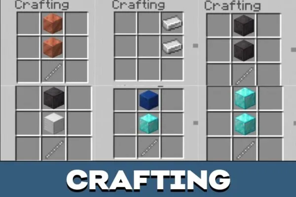 Crafting from Divine Swords Mod for Minecraft PE