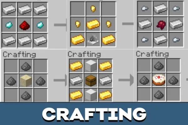 Crafting from Explosive Blocks Mod for Minecraft PE