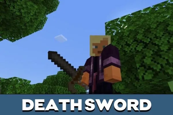 Death weapon from Divine Swords Mod for Minecraft PE