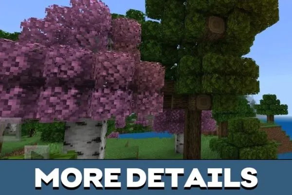 Details from Tree Texture for Minecraft PE