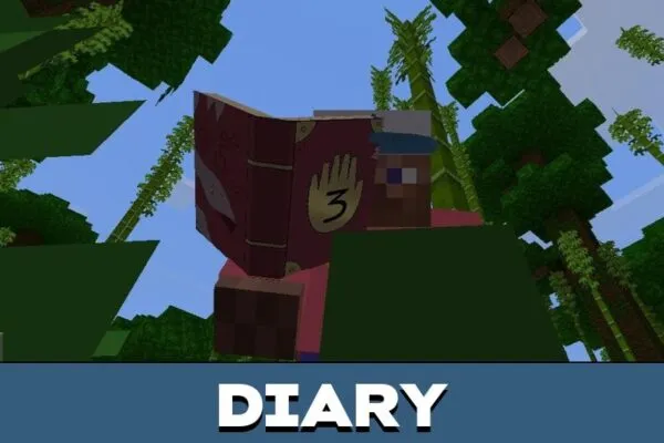 Diary from Gravity Falls Mod for Minecraft PE