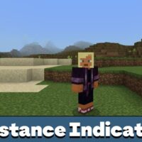Distance Indicator Mod for Minecraft PE