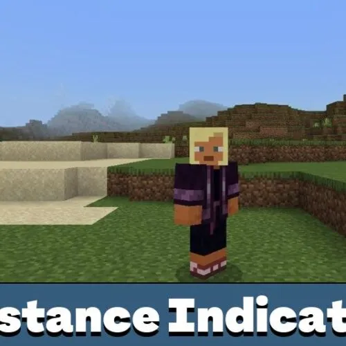 Distance Indicator Mod for Minecraft PE