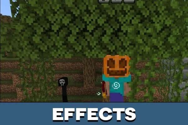 Effects from Halloween Mod for Minecraft PE