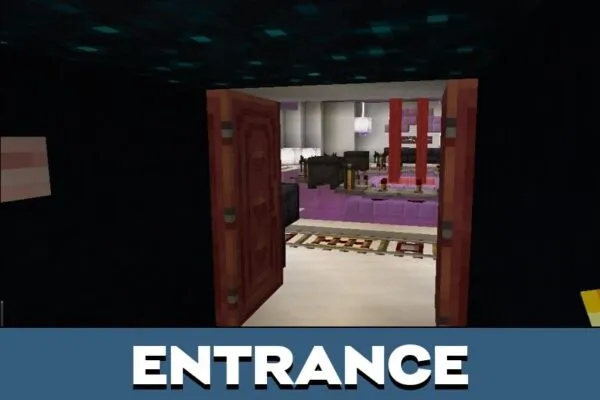 Entrance from Lab Escape Map for Minecraft PE