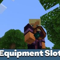 Equipment Slot Mod for Minecraft PE