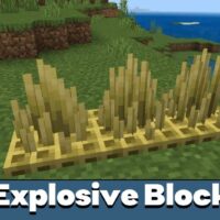 Explosive Blocks Mod for Minecraft PE