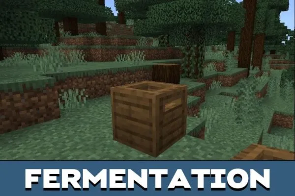 Fermentation from Chocolate Mod for Minecraft PE