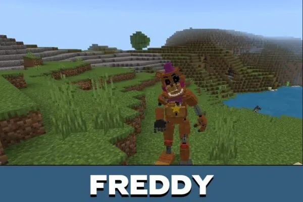 Freddy from Halloween Mod for Minecraft PE