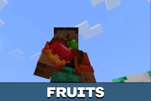 Fruits from Yoshi Mod for Minecraft PE