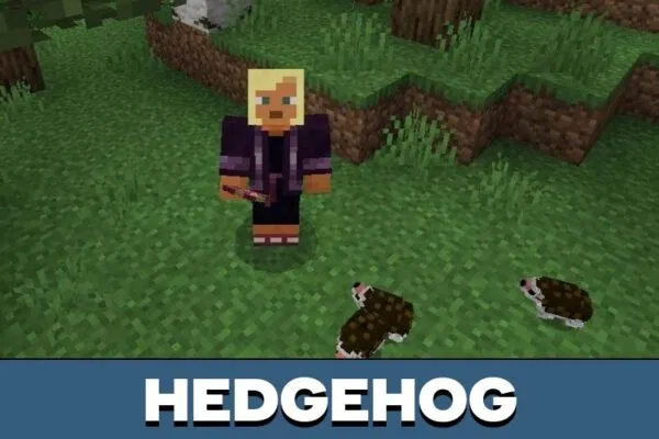 Hedgehog from Rabbit Mod for Minecraft PE