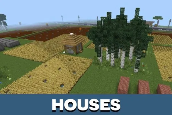 Houses from Bangladesh Map for Minecraft PE