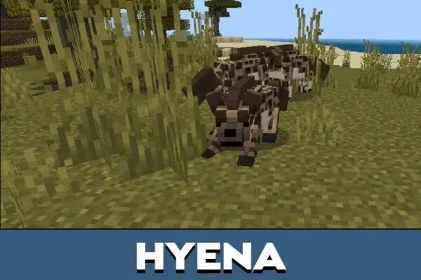 Hyena from Mini Animals Mod for Minecraft PE