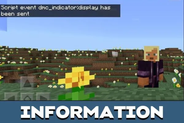 Information from Distance Indicator Mod for Minecraft PE