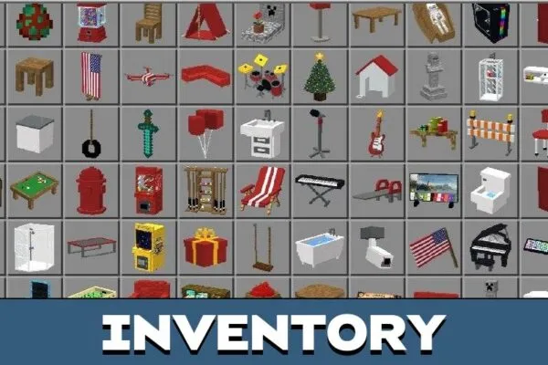 Inventory from Armchair Mod for Minecraft PE