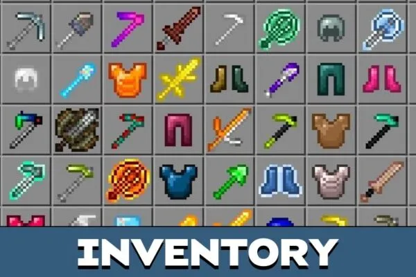 Inventory from Crystal Mod for Minecraft PE