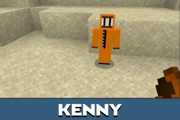 Kenny from South Park Mod for Minecraft PE